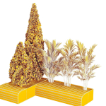 HQ Tree and bush garden box outdoor VOL 39