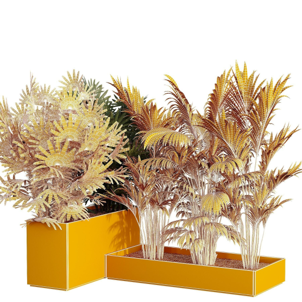 HQ Tree and bush garden box outdoor VOL 44