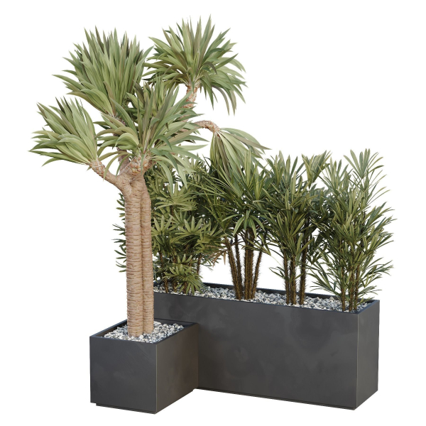 HQ Tree and bush garden box outdoor VOL 45