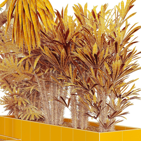 HQ Tree and bush garden box outdoor VOL 45