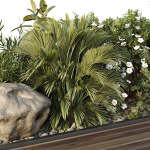 HQ Tree and bush garden box outdoor VOL 46