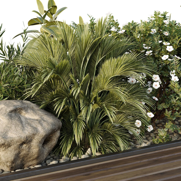 HQ Tree and bush garden box outdoor VOL 46