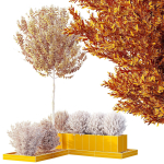 HQ Tree and bush garden box outdoor VOL 48