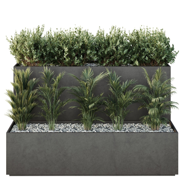 HQ Tree and bush garden box outdoor VOL 55