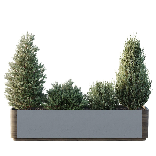 HQ Tree and bush garden box outdoor VOL 56