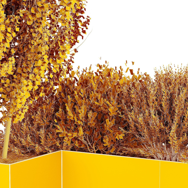 HQ Tree and bush garden box outdoor VOL 57