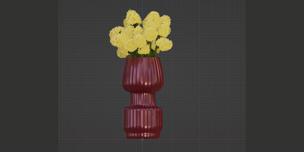 hydrangea bouquet vol 82-Blender