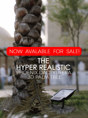 Hyper-realistic Palm Tree
