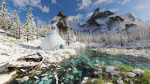 Igloo Snow landscape Scene