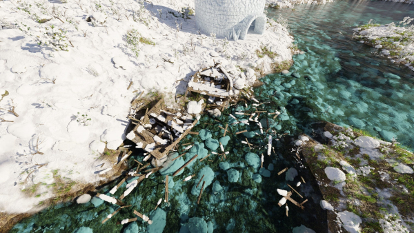 Igloo Snow landscape Scene