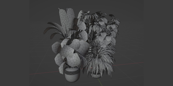 indoor plants collection vol 125-Blender