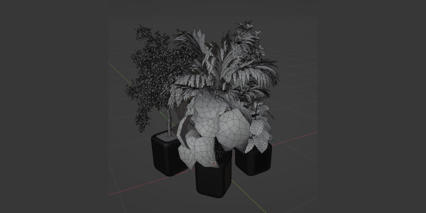 indoor plants collection vol 181-Blender