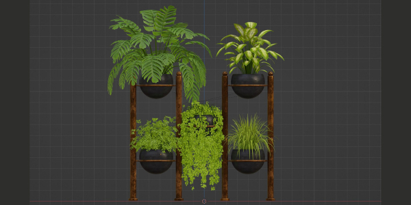 indoor plants collection vol 37-Blender