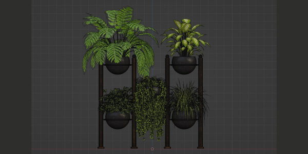 indoor plants collection vol 37-Blender