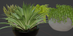 indoor plants on shelf collection vol 96-Blender