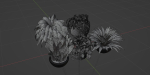 indoor plants on shelf collection vol 96-Blender