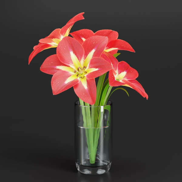 Interior decorative flowers vol 168-Blender