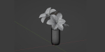Interior decorative flowers vol 168-Blender