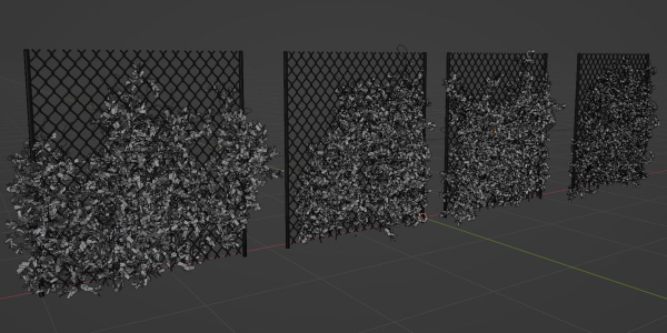 Ivy-fence collection vol 123-Blender