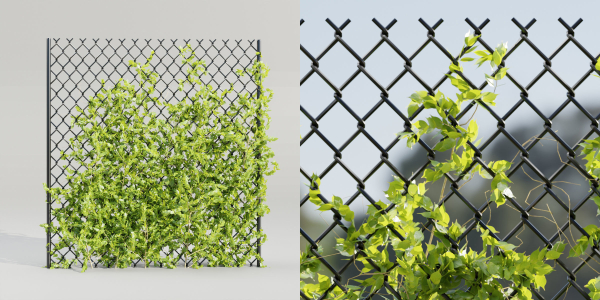 Ivy-fence collection vol 123-Blender