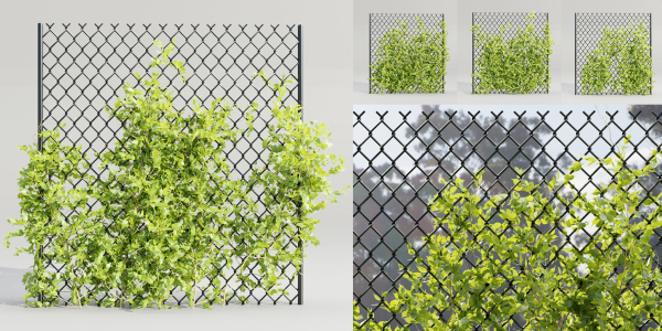 Ivy-fence collection vol 123-Blender