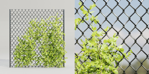Ivy-fence collection vol 123-Blender