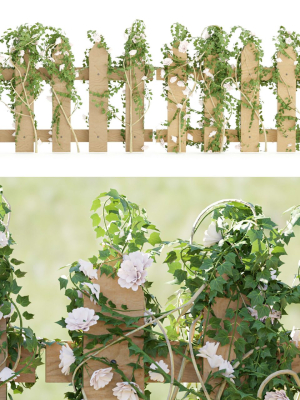 ivy wooden fence vol 25-Blender