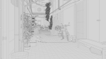 Japanese Alley 3d Scene