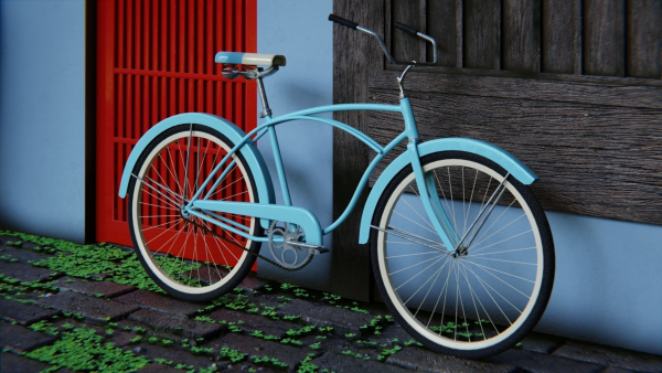 Japanese Alley 3d Scene