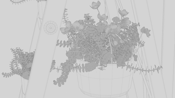 Japanese Alley 3d Scene