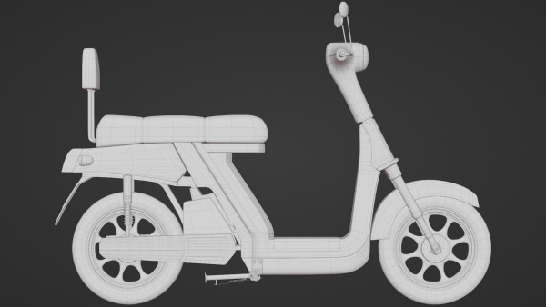 Japanese Alley 3d Scene