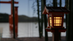 Japanese Bamboo Path 3d Scene