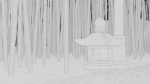 Japanese Bamboo Path 3d Scene