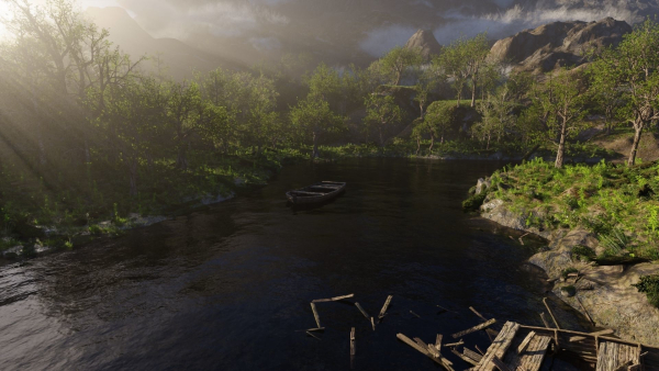 Jungle Dock Scene