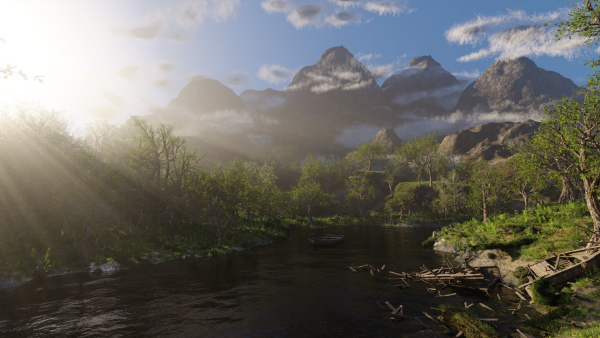 Jungle Dock Scene