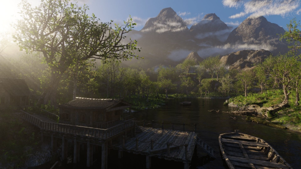 Jungle Dock Scene