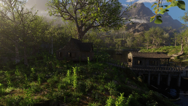 Jungle Dock Scene