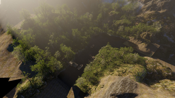 Jungle Dock Scene