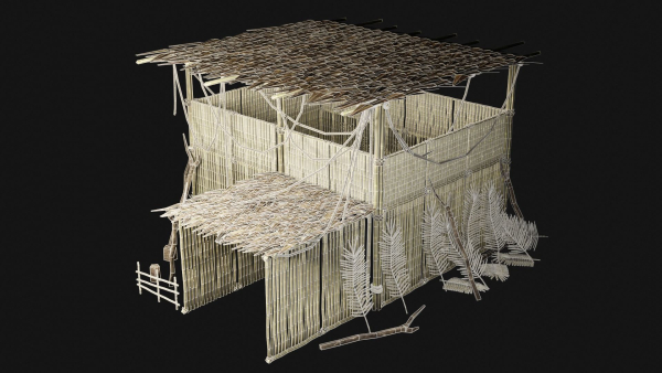 JUNGLE SWAMP GENERIC HUT SHELTER COTTAGE AAA COLLECTION