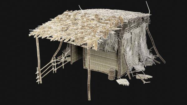 JUNGLE SWAMP GENERIC HUT SHELTER COTTAGE AAA COLLECTION