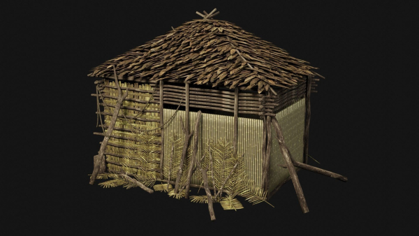 JUNGLE SWAMP GENERIC HUT SHELTER COTTAGE AAA COLLECTION