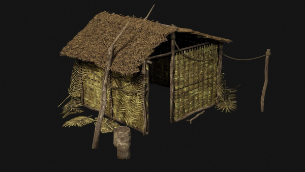 JUNGLE SWAMP GENERIC HUT SHELTER COTTAGE AAA COLLECTION
