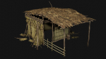 JUNGLE SWAMP GENERIC HUT SHELTER COTTAGE AAA COLLECTION