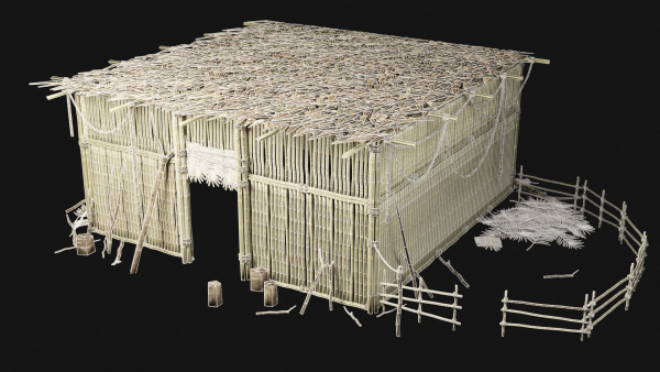 JUNGLE SWAMP GENERIC HUT SHELTER COTTAGE AAA COLLECTION