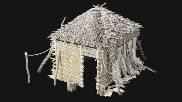 JUNGLE SWAMP GENERIC HUT SHELTER COTTAGE AAA COLLECTION
