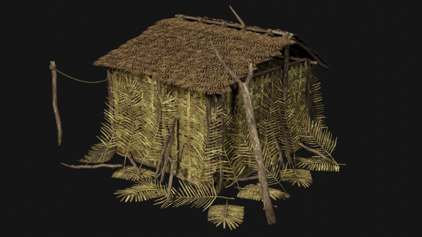 JUNGLE SWAMP GENERIC HUT SHELTER COTTAGE AAA COLLECTION