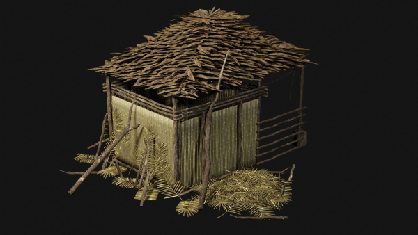 JUNGLE SWAMP GENERIC HUT SHELTER COTTAGE AAA COLLECTION