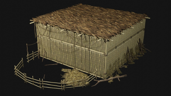 JUNGLE SWAMP GENERIC HUT SHELTER COTTAGE AAA COLLECTION