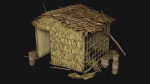 JUNGLE SWAMP GENERIC HUT SHELTER COTTAGE AAA COLLECTION