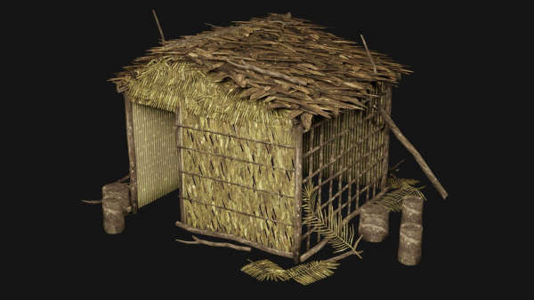 JUNGLE SWAMP GENERIC HUT SHELTER COTTAGE AAA COLLECTION